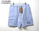 XL【STANDARD CALIFORNIA SD 88/12 SWEAT SHORTS BLUE スタンダードカリフォルニア スウェット ショーツ ショートパンツ ハーフパンツ】