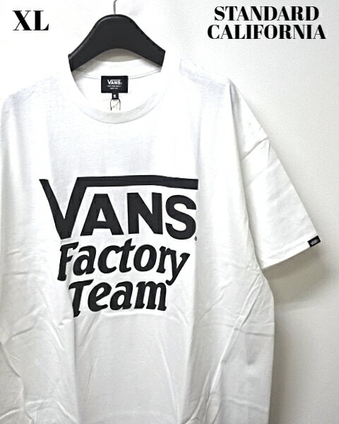 XL【STANDARD CALIFORNIA VANS X SD Logo Tee WHITE ヴァンズ バンズ X スタンダードカリフルニア ロゴ Tシャツ ホワイト VANS Factory Team X-LARGE XLARGE】