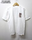 【STANDARD CALIFORNIA SD 20TH ANNIVERSARY LOGO T WHITE スタンダードカリフルニア ロゴ Tシャツ ホワイト キムタク着】