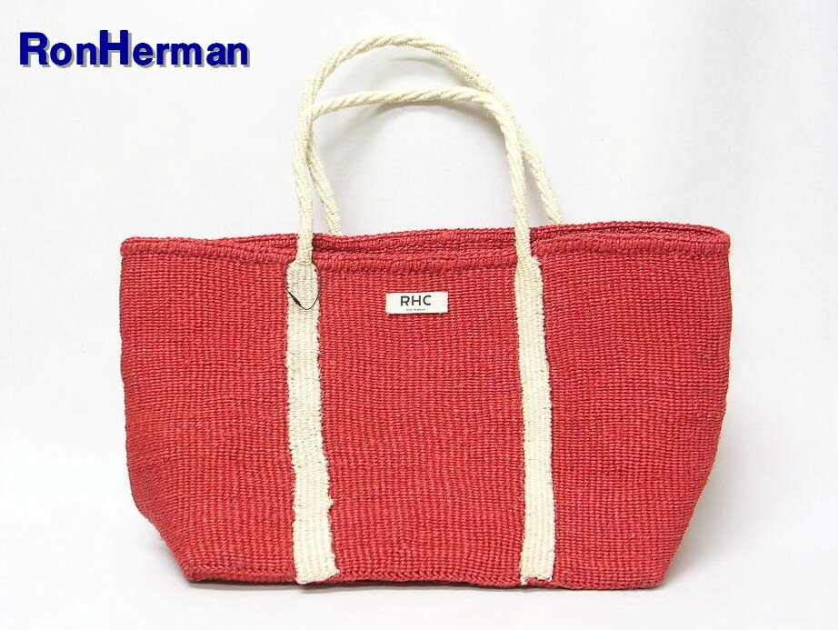【RHC Ron Herman Bag Red ロンハーマン かごバッグ トートバッグ】