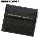 A. BLACKyUNDERCOVER UCZ4C03-1 COW LEATHER KOIN CASE CARD CASE AE_[Jo[ JEU[ RCP[X J[hP[X EHbg UNDER COVERz