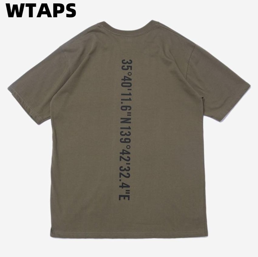 L OD【WTAPS 20ss GPS 02 TEE Tシャツ オリーブドラブ 2020SS 201PCDT-ST09S (W)taps カーキ】