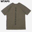 L OD【WTAPS 20ss GPS 02 TEE Tシャツ オリーブドラブ 2020SS 201PCDT-ST09S (W)taps カーキ】