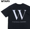 L【WTAPS 20SS W Tee 201PCDT-ST16S BLACK ダブルタップス Tシャツ 黒 ブラック 2020SS】