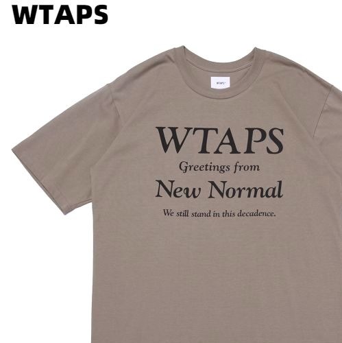 【楽天市場】L BEIGE【WTAPS 20SS NEW NORMAL Tee 201PCDT-ST17S ダブルタップス Tシャツ ニュー ノーマル ベージュ 2020SS】：HEAVENS