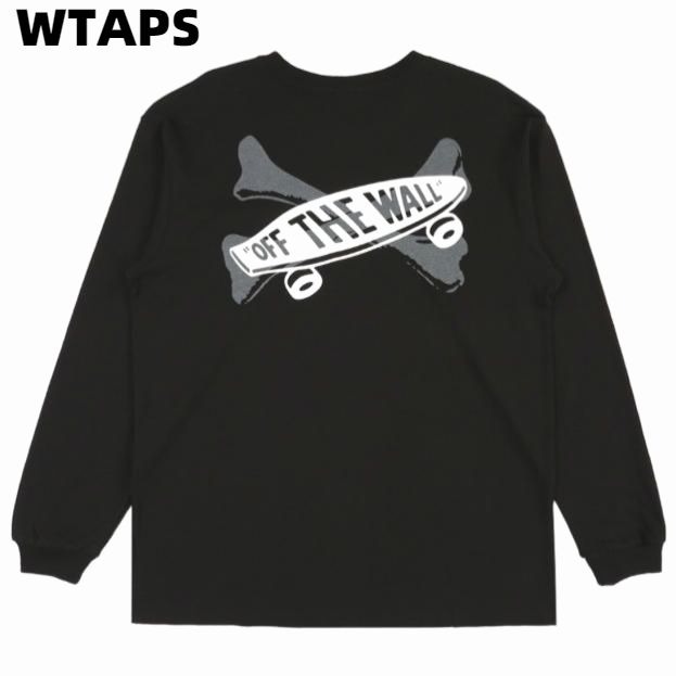 X-LARGE【WTAPS x VANS WAFFLE LOVERS CLUB L/S T-SHIRT ダブルタップス ロンTシャツ 黒 ブラック 2020AW】