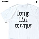 03 L【WTAPS LLW / SS / COTTON 211ATDT-STM08S WHITE ダブルタップス エルエルダブリュー Tシャツ ホワイト 2022ss】