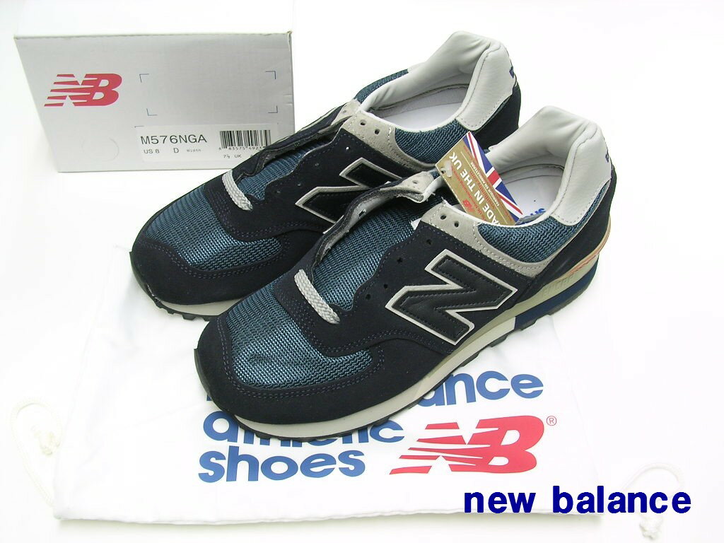 US8 (26cm) D 新品【new balance M576NGA NAVY ニューバランス M576 NGA ネイビー UK製 イギリス 英国製】