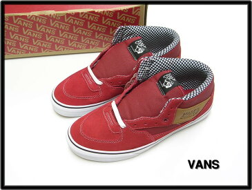 US9.5(27.5cm)【Ron Herman [ロンハーマン] x VANS[バンズ] Half Cab(Waxed Canvas) Chili Pepper】VN000UC8GYO