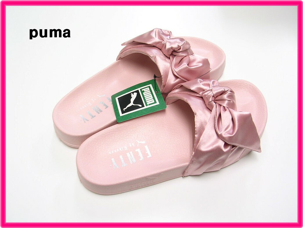 24cm Pink ピンク【PUMA by Rihanna FENTY BOW SLIDE WNS プーマ リアーナ　フェンティ ボウ スライド サンダル 2017】36577403