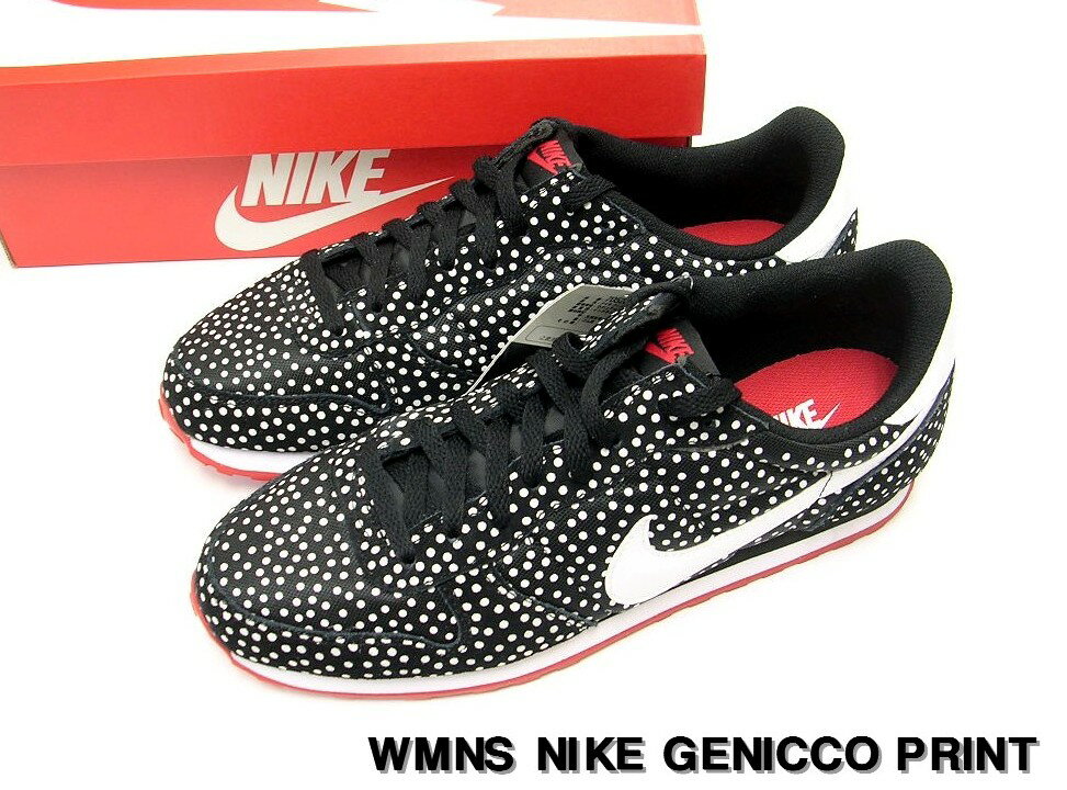 12 29cm【WMNS NIKE GENICCO PRINT 705283-016 ウィメンズ ナイキ ジェニコ プリント】