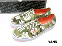 27.5yVANS Authentic LX(Aloha Camo)Olive Night VN-0SFG8H6 oY An J ʁz