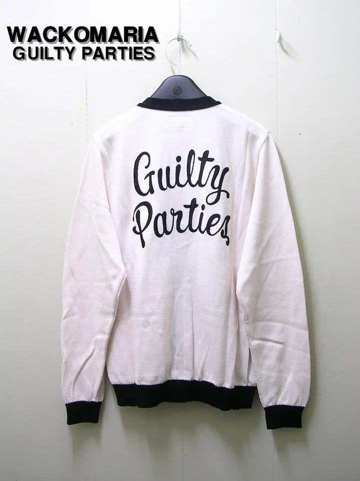 S WHITE/BLACK 【WACKO MARIA [ワコマリア] COTTON SILK KNIT CARDIGAN (Guilty Parties) ニットカーディガン】13SS-KNT-09