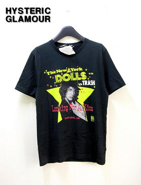 M 黒 BLACK【HYSTERIC GLAMOUR [ヒステリックグラマー] NYD/LOOKING FOR A KISS pt Tシャツ】0253CT12