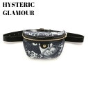 人気 24,200【HYSTERIC GLAMOUR LONDON NITE JQ WAISTバッグ No. 01183QB04949 ヒステリックグラマー ウエストバッグ バック】