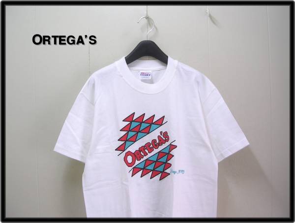 M【ORTEGA'S オルテガ Tシャツ White 白 ホワイト ネィティブ】