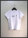 1番人気 1 レディース 白 White【agnes b. FEMME LOGO TEE アニ...