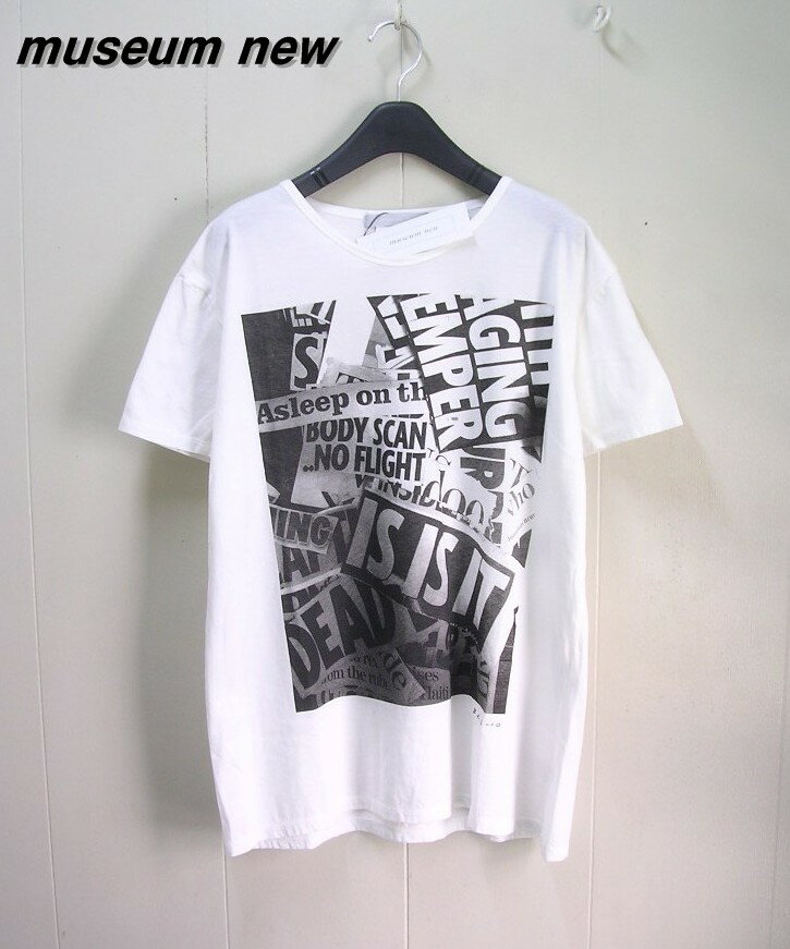 M【museum neu ミュージアムニュー the harder they come BIG TEE Tシャツ】THTC13005 【新品】