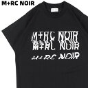 L【M+RC NOIR FAKE POCKET TEE / BLK マルシェノア Tシャツ フェイクポケット Tシャツ 黒 ブラック BLACK】