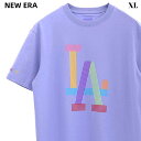 XL【NEW ERA x BTS x MLB Dynamite Los Angeles Dodgers Performance Tee LSAVENDER ニューエラ ダイナマイト ロサンゼルス ドジャース Tシャツ ベースボールTシャツ ラベンダー 2022 レディース メンズ ユニセックス 韓流】