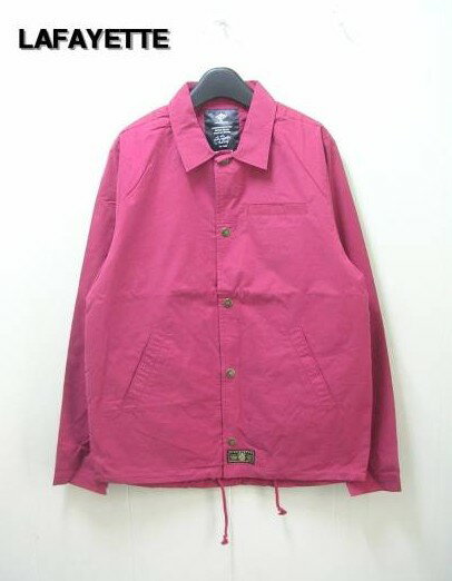 M ¥15,540【Lafayette NEW AMSTERDAM COACHES JACKET LFT12AW10 RED ラファイエット コーチジャケット ニュー アムステルダム】