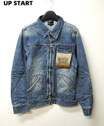 M【UP START DENIM JACKET アップスタート デニムジャケット Gジャン】