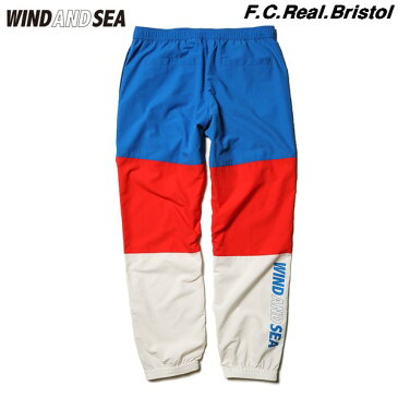 L【F.C.R.B x WIND AND SEA PRACTICE PANTS (F.C.R.B. x WDS) / TRICOLORE (FCRB-02) /エフシーレアルブリストル ウィンダンシー プラクティス ロング パンツ / トリコロール 2019AW FCRB】