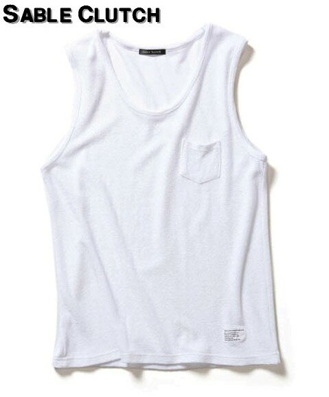 LSABLE CLUTCH Silk Pile Tank Top SC52-055 WHITE ֥륯å 륯 ѥ 󥯥...