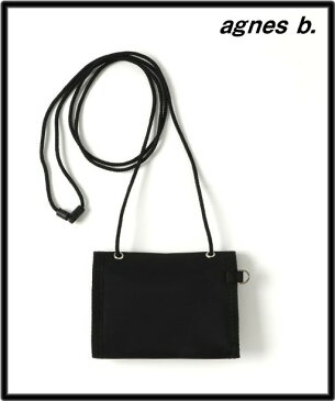 人気 BLACK【agnes b. ENFANT GL11 E BAG 7997GL11E18 アニエスベー アンファン コード付き折り財布 ウォレット KIDS キッズ ブラック 日本国内正規品】