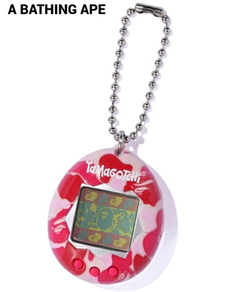 【A BATHING APE BAPE ABC Original Camo Tamagotchi Pink ア ベイシング エイプ ABC オリジナル カモ たまごっち ピンク BAPE ベイプ 国内正規品 2023AW】