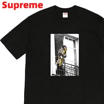 L Black【Supreme/Antihero Balcony Tee シュプリーム/アンタイヒーロー バルコニーTシャツ 黒 ブラック マイケルジャクソン】