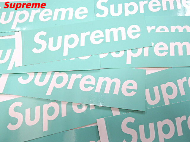 【Supreme x TIFFANY BOX LOGO ステ