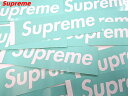 【Supreme x TIFFANY BOX LOGO ステッカー シュプリーム ボックスロゴ ステッカー ティファニーブルー BOXロゴ 2021AW 2021FW】