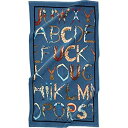 【Supreme 18ss Alphabet Beach Towel Navy シュプリーム アルファベット ビーチタオル ネイビー 2018ss】