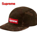 【Supreme 15AW Cord Camo Camp Cap Olive Camo シュプリーム キャップ 2015AW 2015FW】