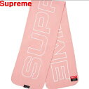 【Supreme Polartec Logo Scarf Pink シュプリーム ポーラテック ロゴ スカーフ マフラー 2017FW 17AW 】ピンク クリスマスプレゼントに