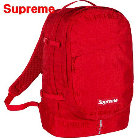【Supreme 19ss Backpack Red シュプリーム バックパック バッグ リュックサック BOX LOGO ボックスロゴ 赤 レッド】