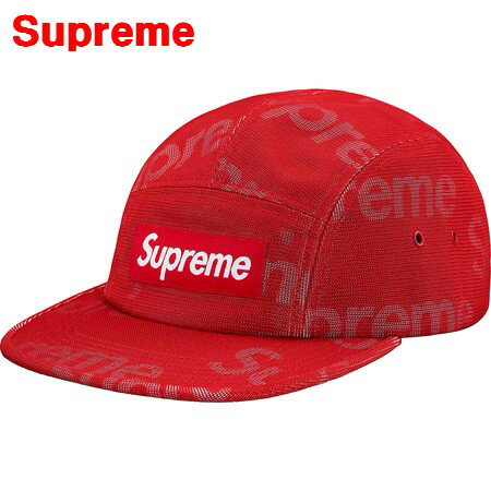 シュプリーム 【Supreme Lenticular Logo Camp Cap Red シュプリーム レンチキュラー ロゴ キャンプキャップ 赤 レッド 2019SS 国内正規品】