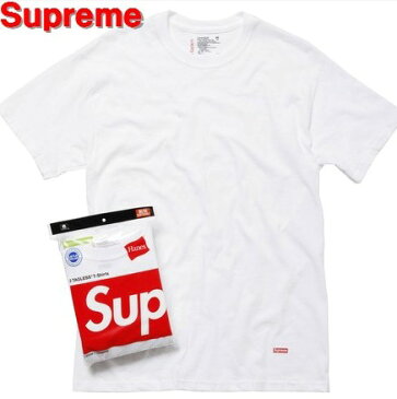 L White x 3枚セット【Supreme x Hanes Tagless T-Shirts (3-Pack) シュプリーム x ヘインズ Tシャツ 白】