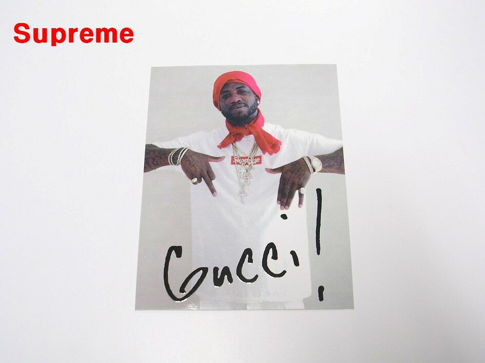 【Supreme GUCCI MANE Sticker 2016AW シュプ