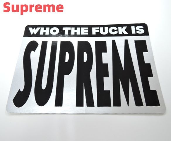 【Supreme WHO THE FUCK IS Stick