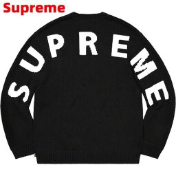 シュプリーム M【Supreme Back Logo Sweater Black シュプリーム バック ロゴ セーター ニット 黒 ブラック 2020SS】