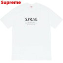 M【Supreme 20ss Anno Domini Tee White シュプリーム Tシャツ アンノドミニ 白 ホワイト 2020ss】