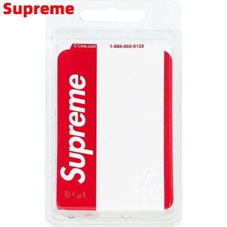 Red【Supreme 20AW Name Badge Stickers(Pack of 100) シュプリーム ネーム バッジ ステッカー 100枚セット 2020FW 2020AW 赤 レッド】