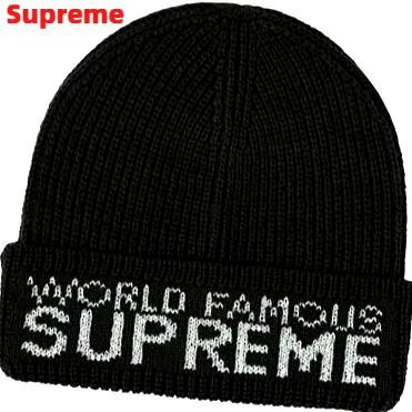 【Supreme World Famous Beanie Black シュプリーム ワールドフェイマス ビーニー ニットキャップ 黒 ブラック 2020FW 2020AW】 【Supreme World Famous Beanie Black シュプリーム ワールドフェイマス ビーニー ニットキャップ 黒 ブラック 2020FW 2020AW】