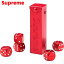 【Supreme 21ss Aluminum Dice Set Red シュプリーム ダイスセット 赤 レッド アルミニウム サイコロ 2..