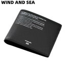 【WIND AND SEA VIVASTUDIO × WDS LOGO CARD WALLET / BLACK (VIVA-07) ビバスタジオ X ウィンダンシー ロゴ カード ウォレット ブラック 黒 韓国 ストリートブランド 韓流】 1