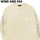 L【WIND AND SEA SOPHNET. × WDS (LINE STONE) L/S T-SHIRT / BEIGE (SPNT-03) WDS-SPN...