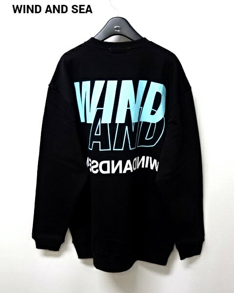 L【WIND AND SEA Y&S WDS Custom Sweatshirt 10oz / BLACK (WDS-O-Y&S-23) YOU AND SEA ウィンダンシー スウェット カスタム スウェット トレーナー ブラック】