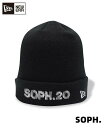 ySOPH.20 NEW ERA KNIT CAP BLACK \t j[G jbgLbv r[j[ SOPH.ݗ20NLO  ubNz